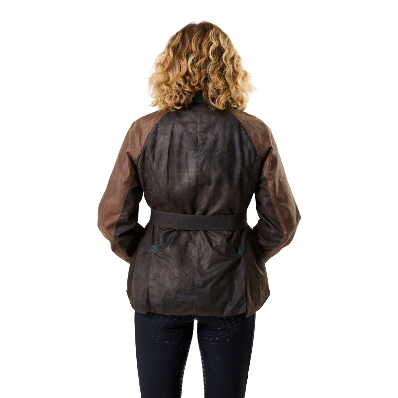 Horseware - Damesblouse met lange mouwen 40 Year Wax heritage bay/ rambo green 
