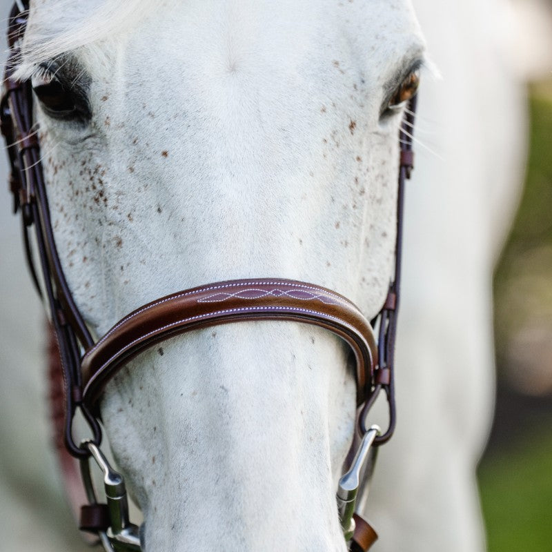 Horseware - Cavesson Hunter Pony met donkere tan teugels 