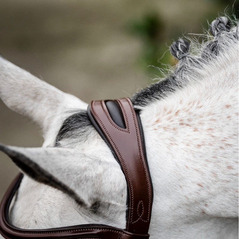 Horseware - Bruine Cavesson teugel 