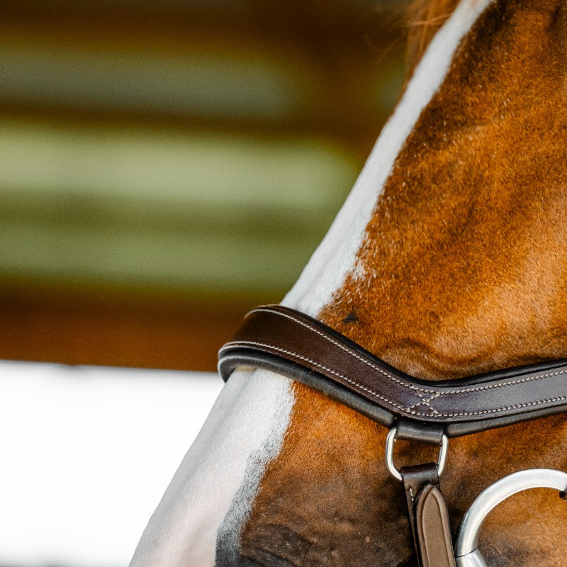 Horseware - Micklem-Wettbewerbszaum dunkel havane 