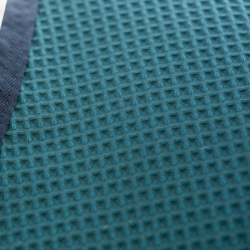 Horseware - Chemise séchante Rambo Techni Waffle dynasty green/ marine/ argent | - Ohlala