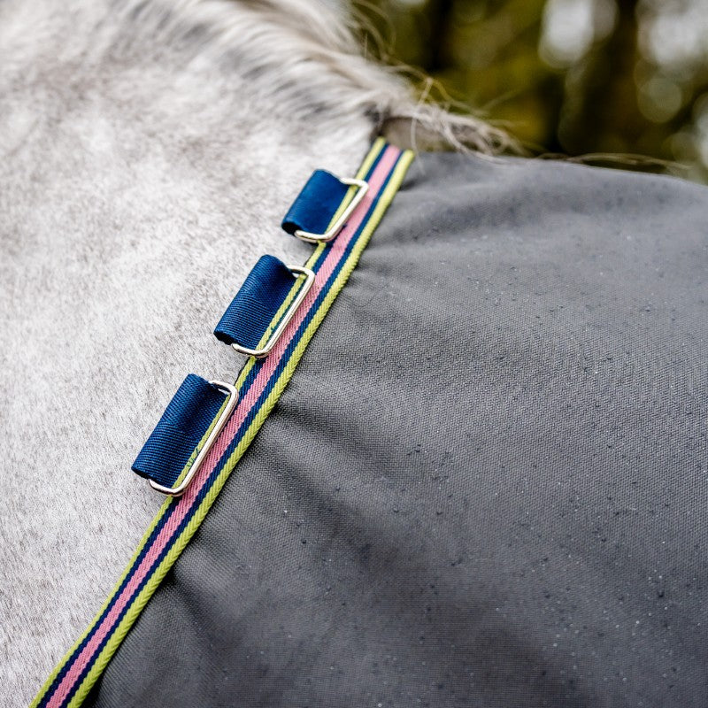 Horseware - Couverture d'extérieur Amigo Bravo 12 Original shadow/ marine/ rose 0g | - Ohlala
