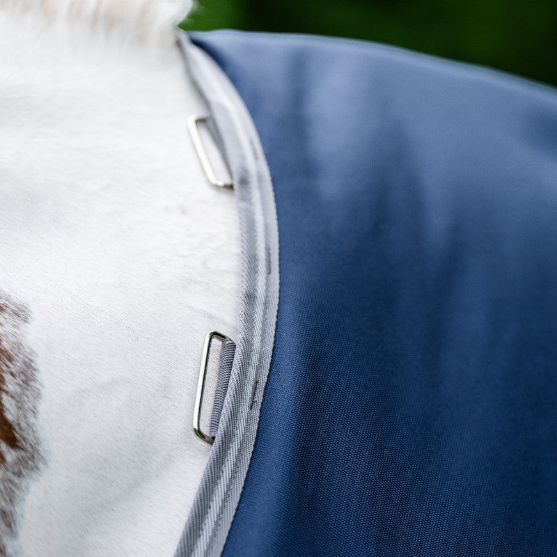 Horseware - Couverture d'extérieur Amigo Bravo 12 XL Original marine/ titanium grey/ argent 250g