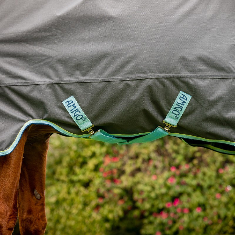 Horseware - Couverture d'extérieur Amigo Hero Ripstop Fleece Lining shadow/ blue haze/ marine 50g | - Ohlala