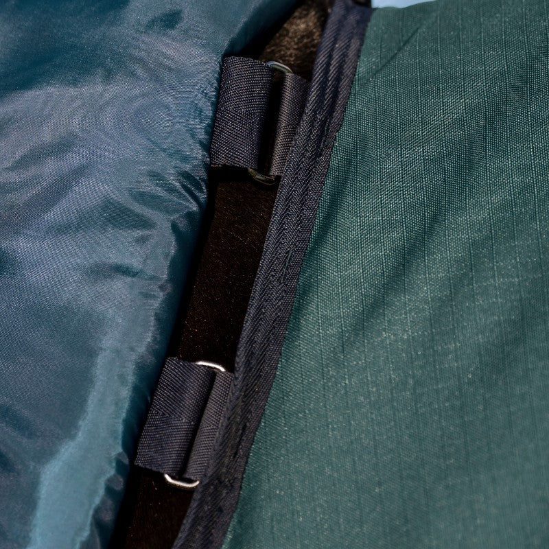 Horseware - Couverture d'extérieur Amigo Ripstop Plus Pony Turnout dynasty green/ marine/ argent 100g | - Ohlala