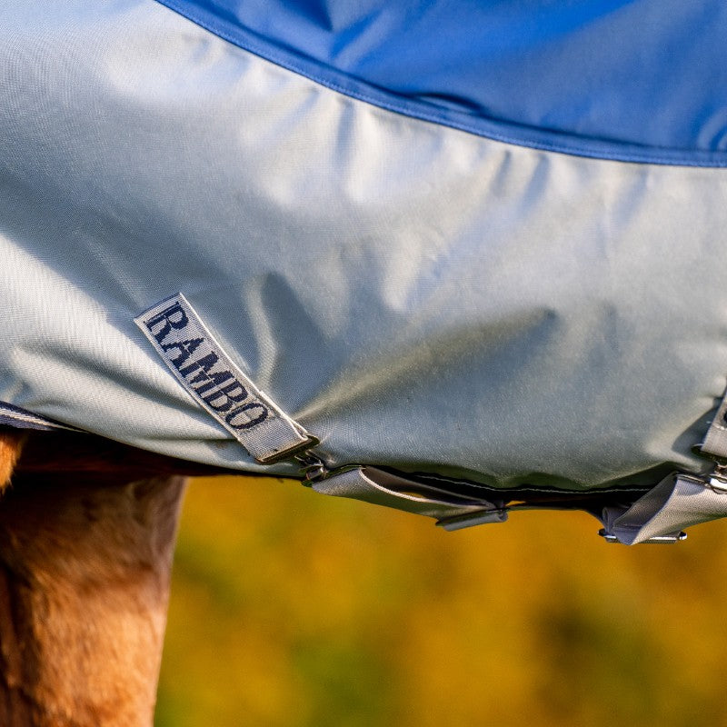 Horseware - Couverture d'extérieur Rambo Autumn Series marine/ gris 0g