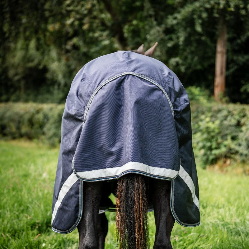 Horseware - Couverture d'extérieur Rambo Optimo Original marine/ thunderstorm grey/ argent 0g