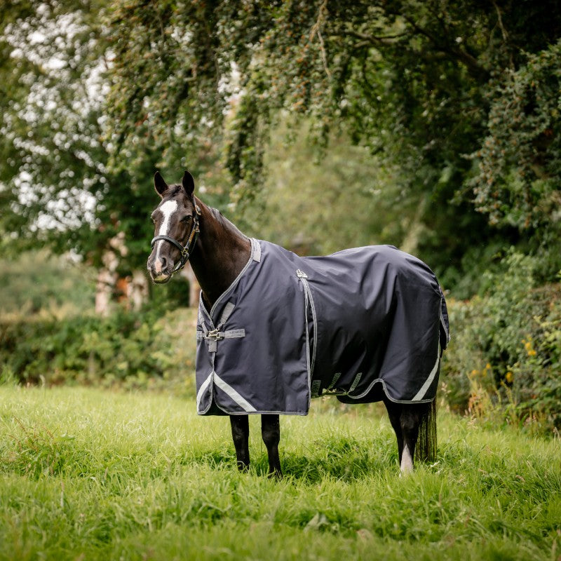 Horseware - Couverture d'extérieur Rambo Optimo Original marine/ thunderstorm grey/ argent 0g