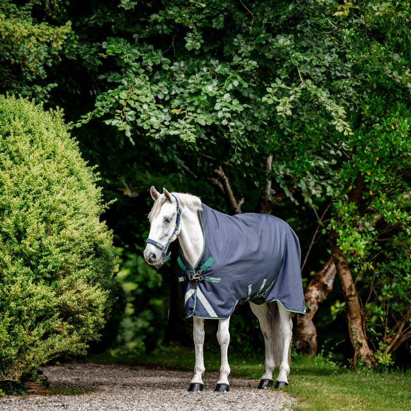 Horseware - Couverture d'extérieur Rambo Wug Lite marine/ hunter green/ argent 0g