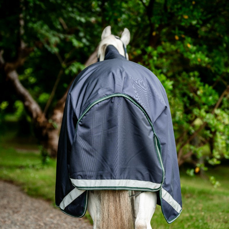 Horseware - Couverture d'extérieur Rambo Wug marine/ hunter green/ argent 400g