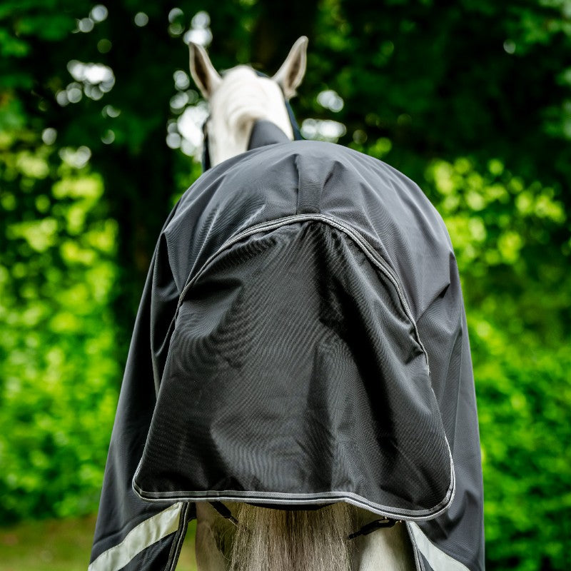 Horseware - Couverture d'extérieur Rambo Wug Lite noir/ thunderstorm grey/ argent 0g