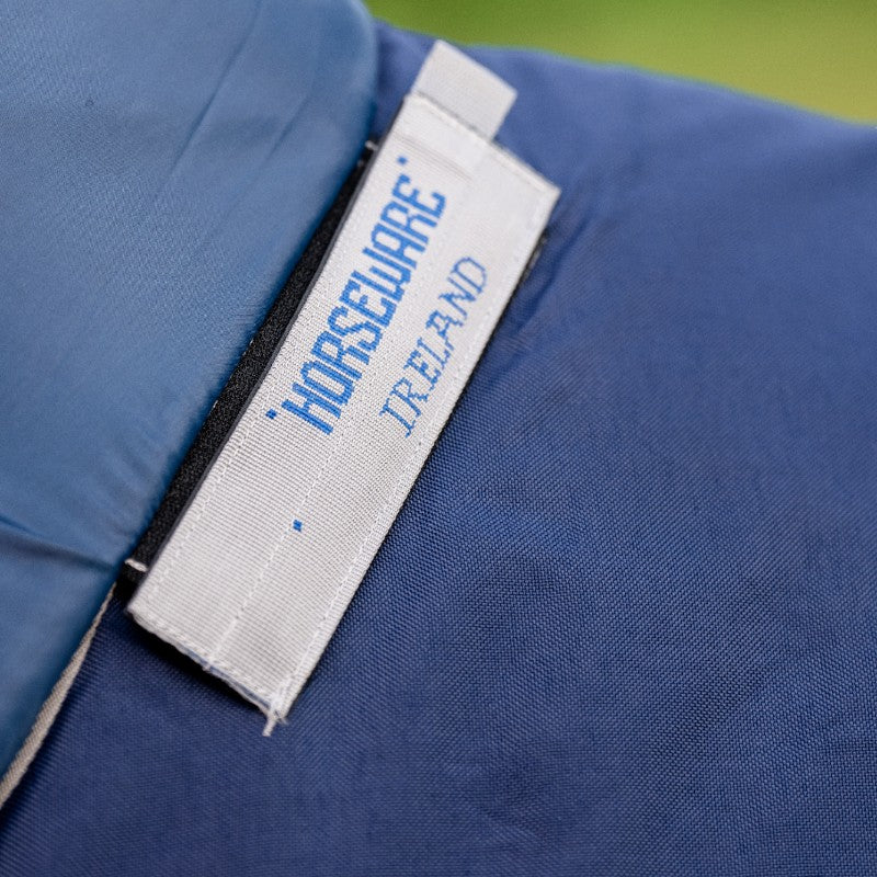 Horseware - Couverture d'extérieur Rhino Plus Turnout marine/ titanium grey/ classic blue 250g