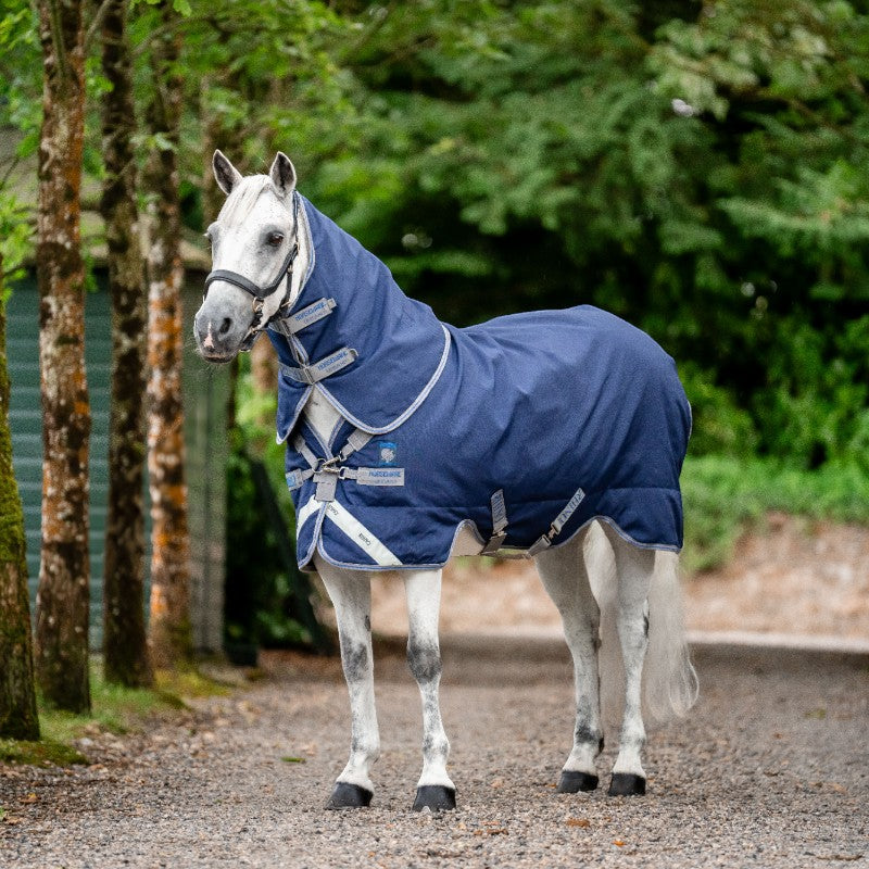 Horseware - Couverture d'extérieur Rhino Pony Plus marine/ titanium grey/ classic blue 250g