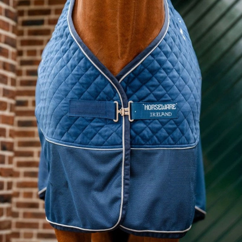 Horseware - Couverture de transport Signature Travel Series marine 50g | - Ohlala
