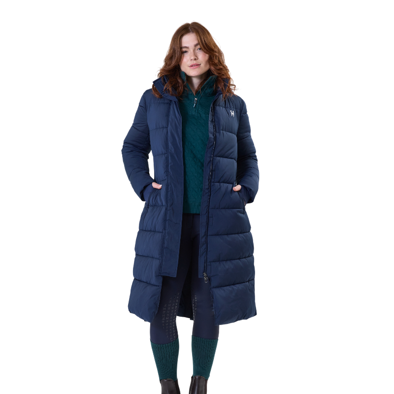 Horseware - Doudoune longues femme Verve marine