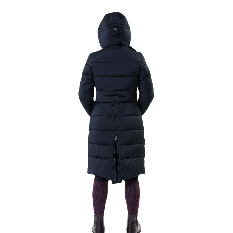 Horseware - Lange Damen-Daunenjacke Verve schwarz 