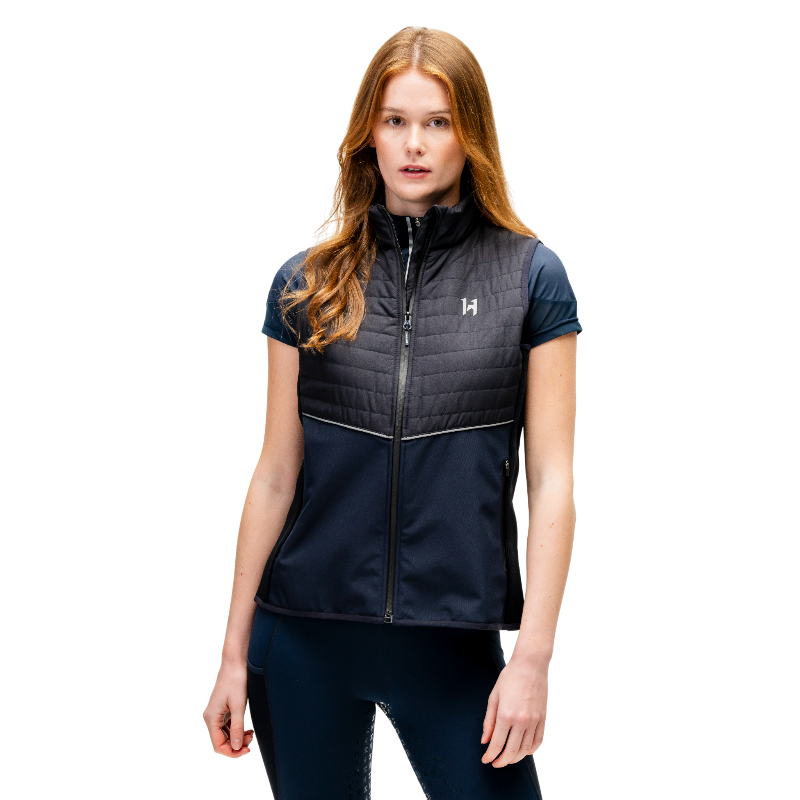 Horseware - Dames mouwloos vest Flow core navy 