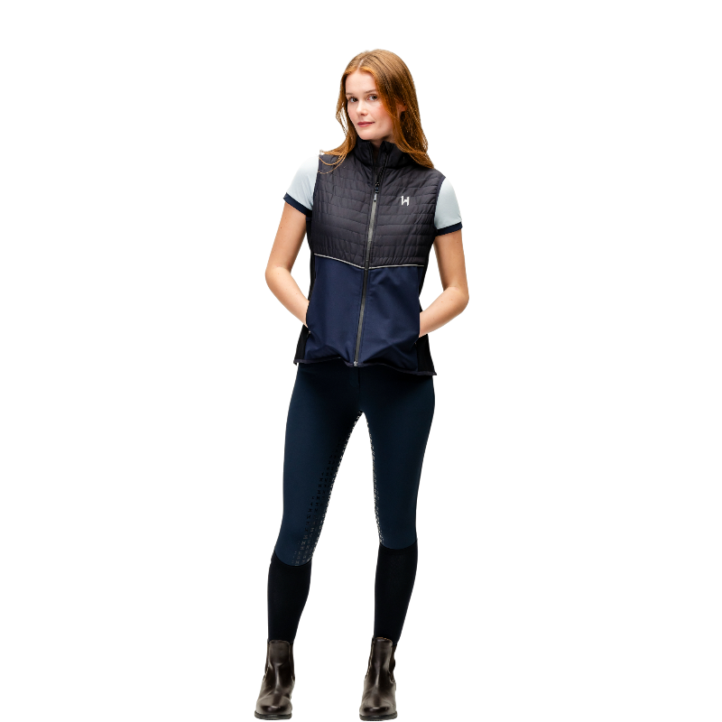 Horseware - Dames mouwloos vest Flow marine 