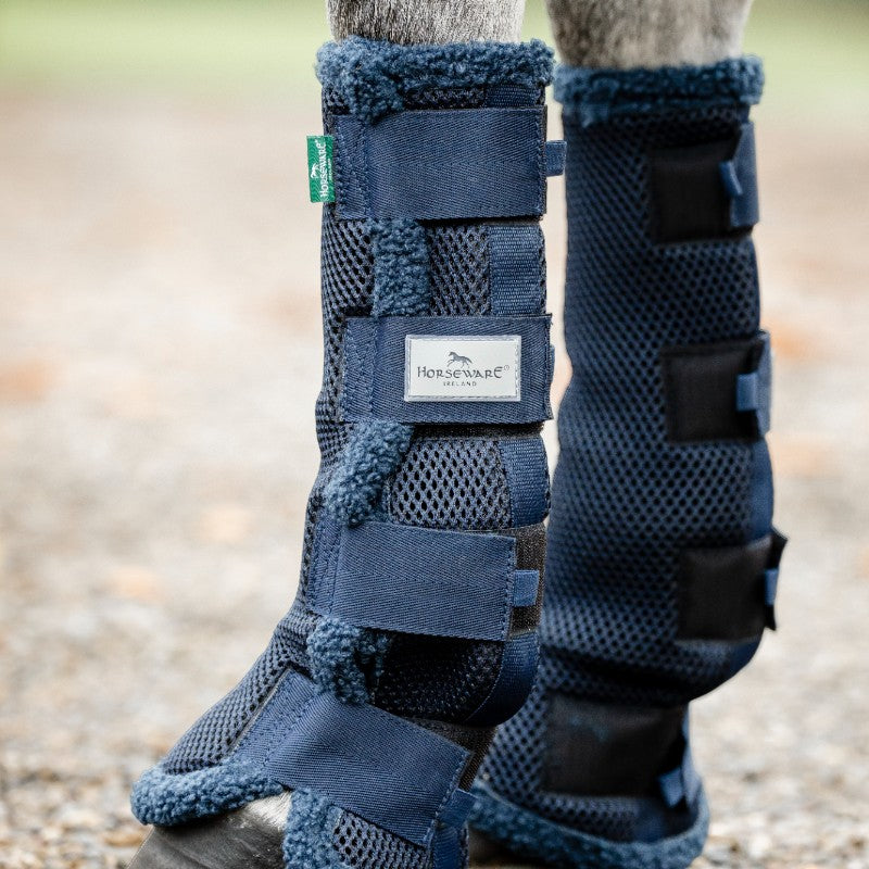Horseware - Geschlossene Schutzgitter Show Ready marine/ silber 