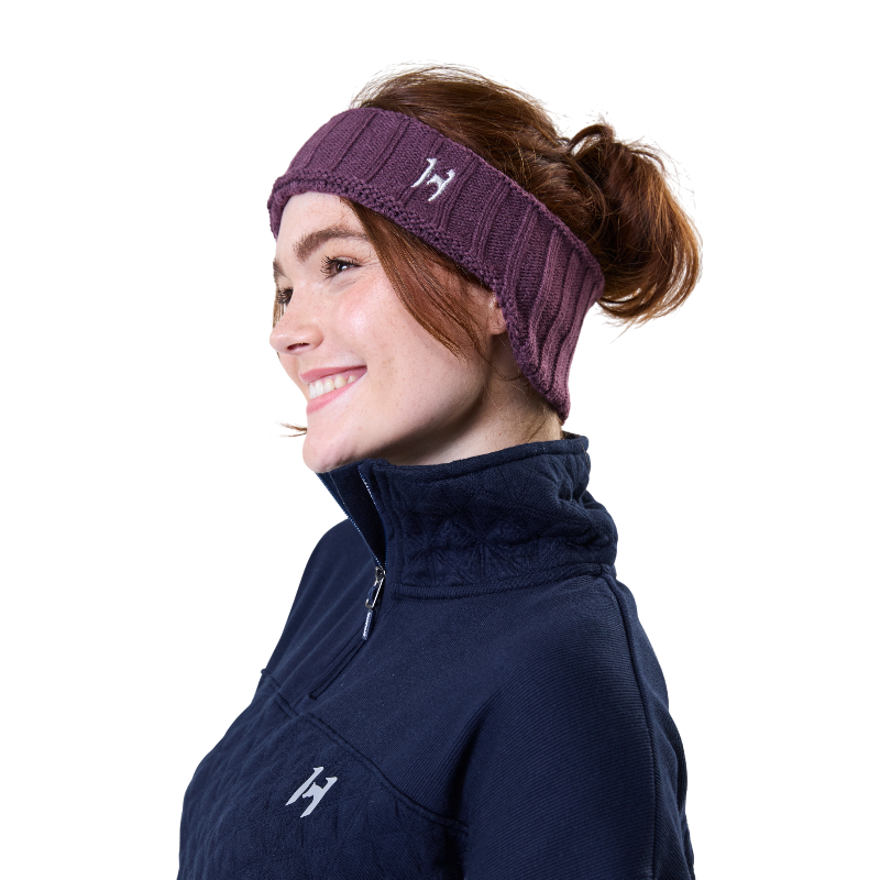 Horseware - Unisex Stirnband Swift himmelblau lila 