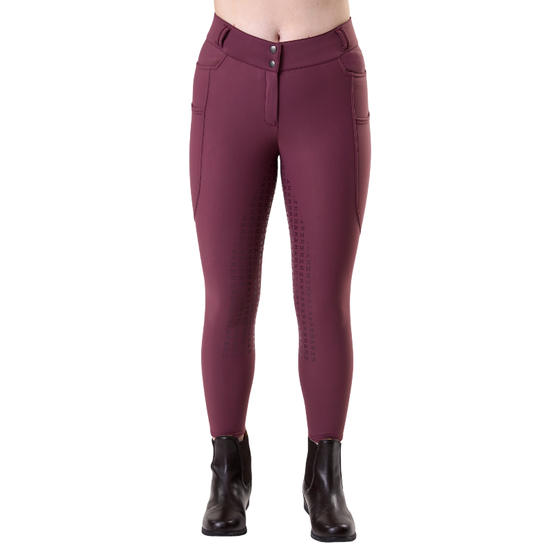 Horseware - Pantalon d'équitation femme Flexfit Winter celestial purple full grip