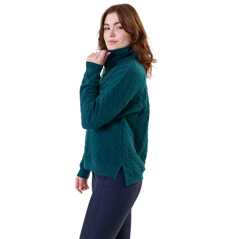 Horseware - Sweatshirt mit langen Ärmeln für Frauen Liberty Winter Dynasty Green 