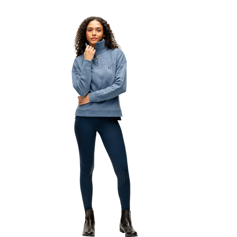 Horseware - Dames sweatshirt met lange mouwen Vitality Hw blauw 