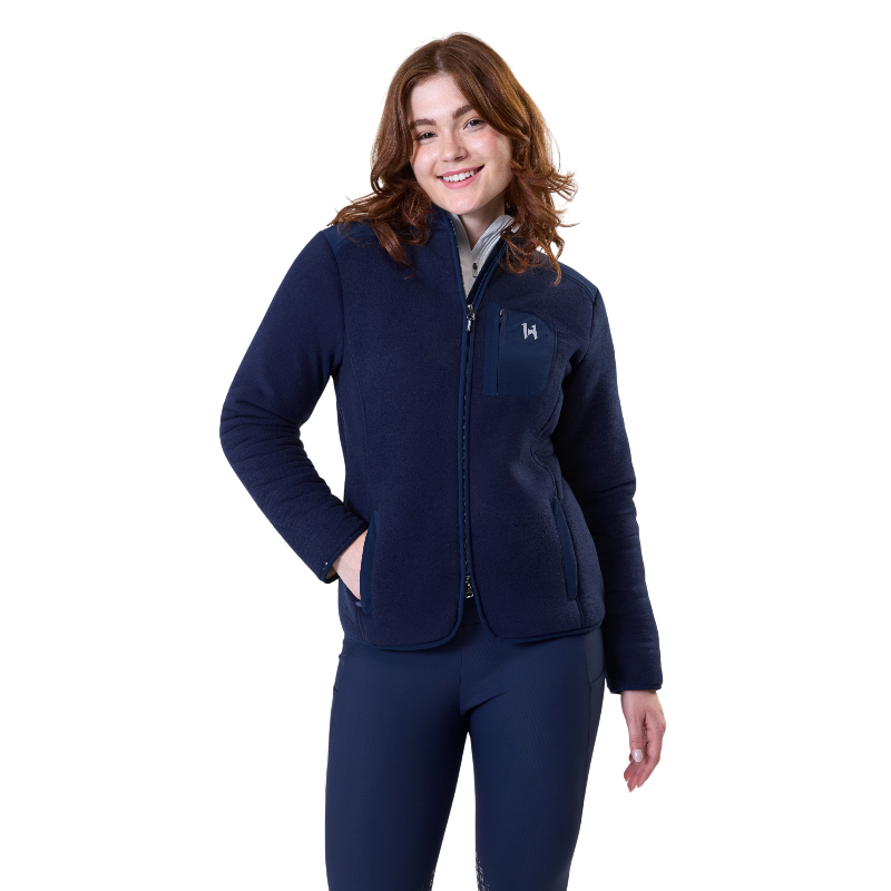 Horseware - Dames fleecejack met lange mouwen Pace marine 