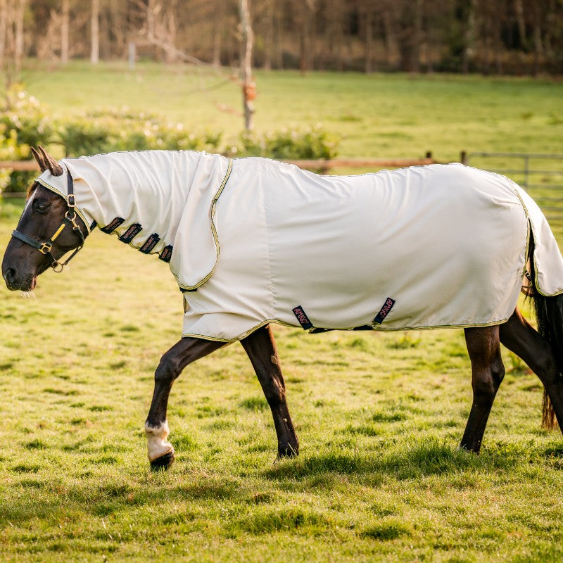 Horseware - Couverture d'extérieur Amigo Ripstop Hoody chalk/ marine/ rose | - Ohlala