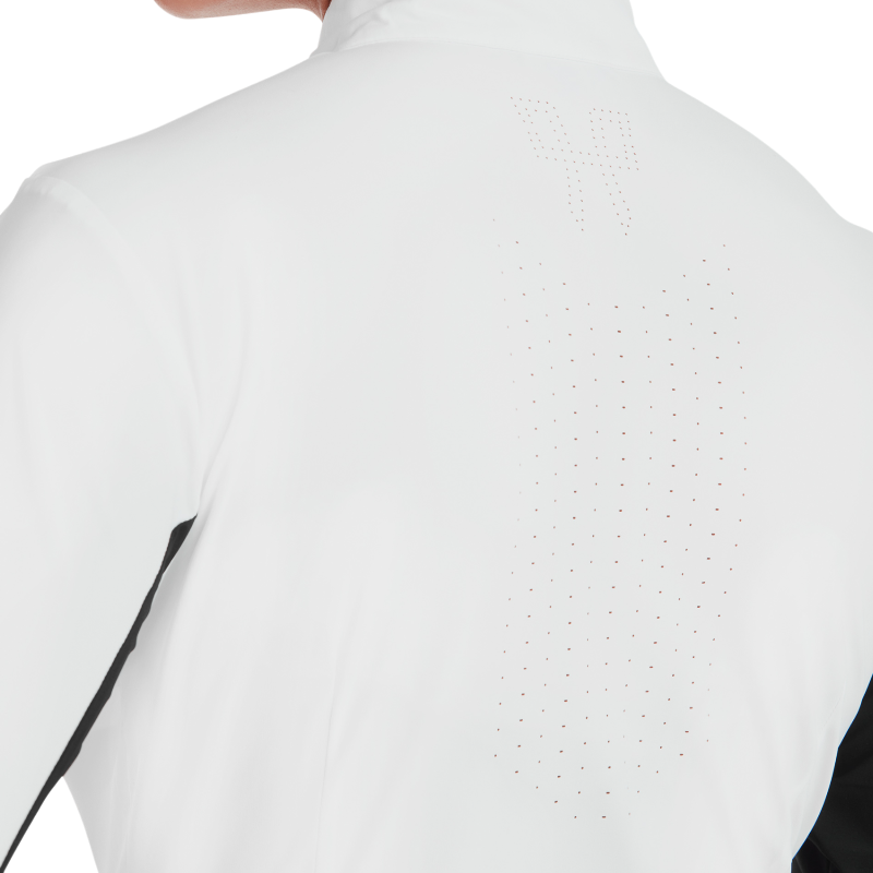 Horse Pilot - Wedstrijdblouse met lange mouwen voor dames Monica zwart 