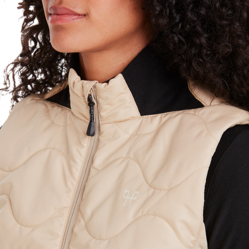 Horse Pilot - Dames zonder mouwen Doudoune Rider Vest latte 