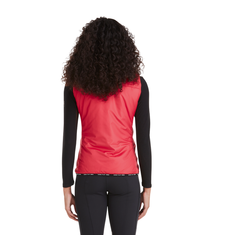 Horse Pilot - Dames zonder mouwen Doudoune Rider Vest lipstick 