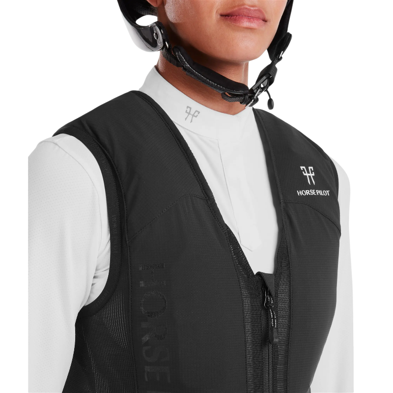 Horse Pilot - Unisex elektronische Airbag-Weste E-Twist' Air schwarz 