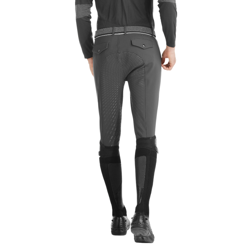 Horse Pilot - Pantalon d'équitation homme X-Grip gris