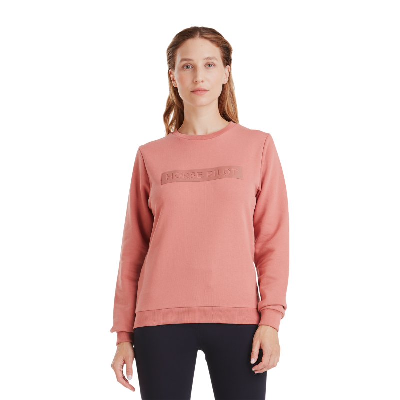 Horse Pilot - Langarmshirt für Frauen Team Ziegelstaub 