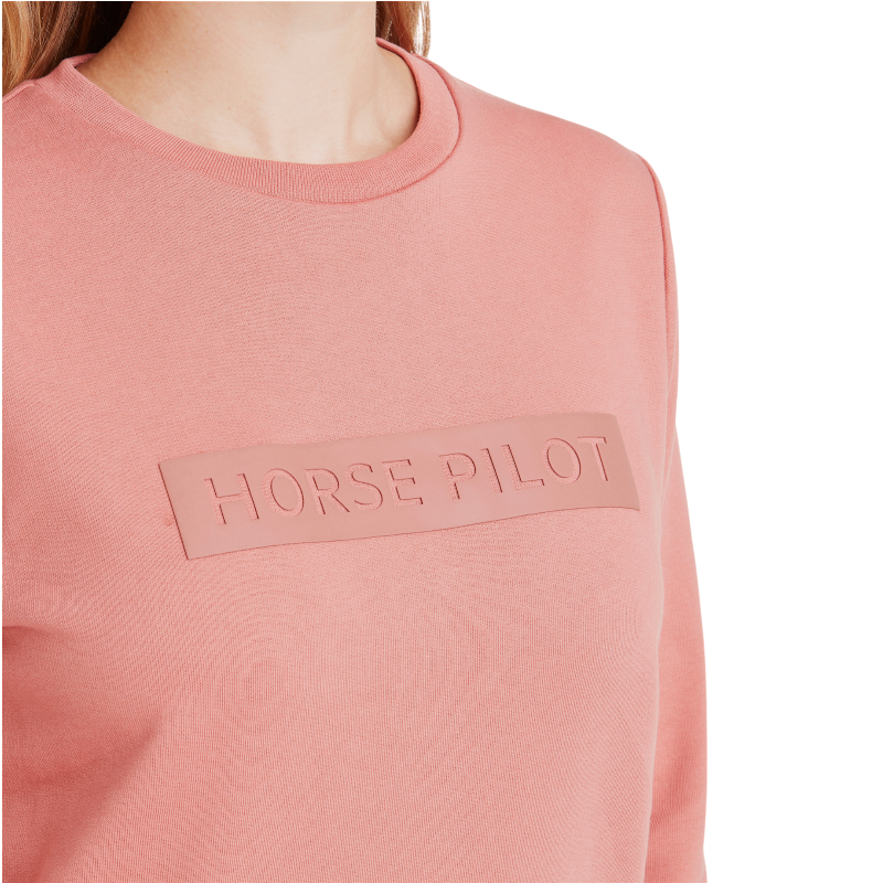 Horse Pilot - Langarmshirt für Frauen Team Ziegelstaub 