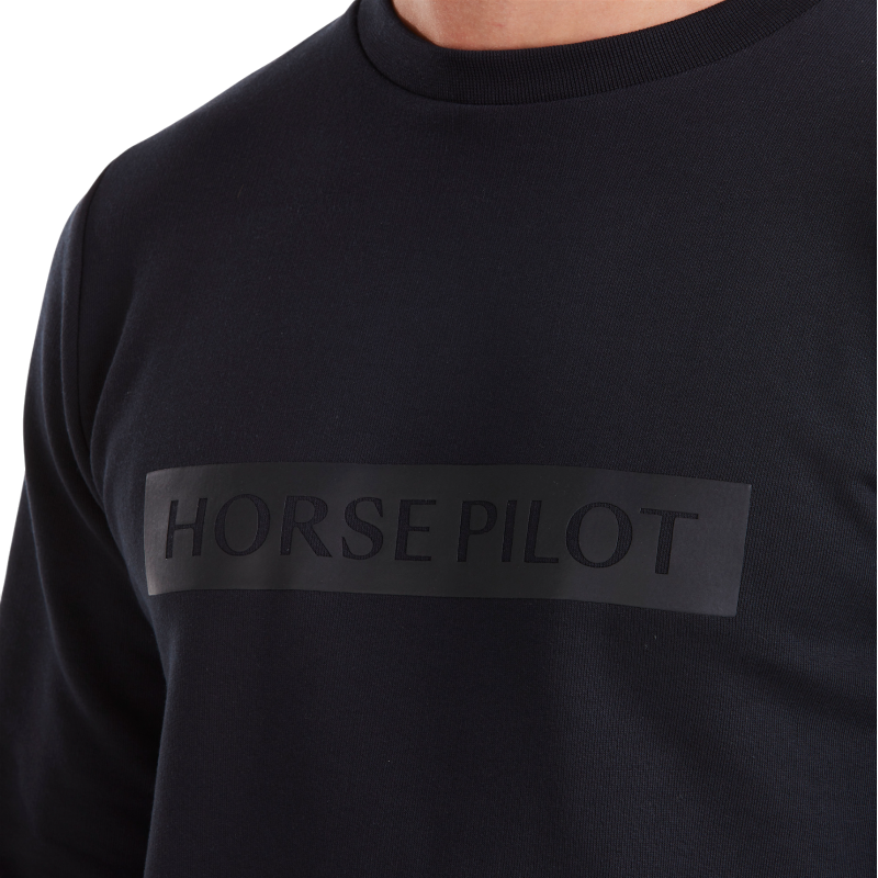 Horse Pilot - Sweatshirt mit langen Ärmeln Herren Team Blau Graphit 