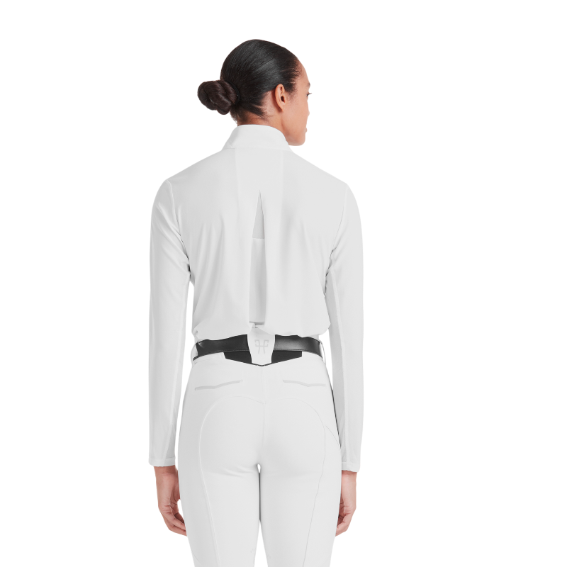 Horse Pilot - Langarmshirt für Frauen Sunrise weiß 