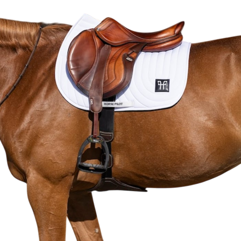 Horse Pilot - Tapis de selle Ergonomic blanc | - Ohlala