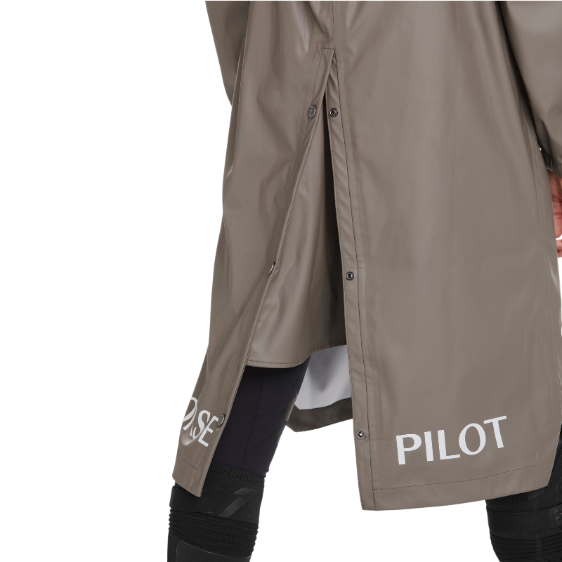 Horse Pilot - Veste de pluie femme Long Raintech dark coffee | - Ohlala