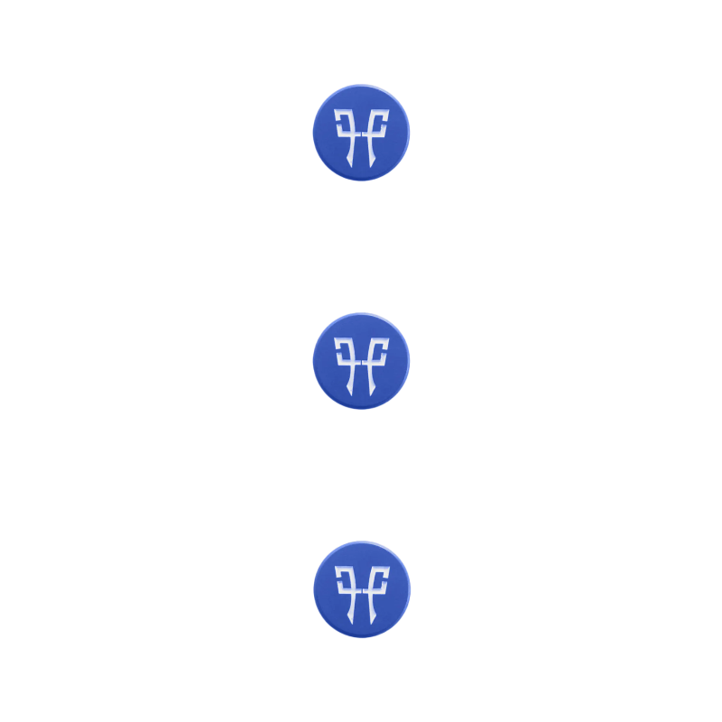 Horse Pilot - Boutons magnetiques pour vestes Aerotech et Aeromesh bleu indigo (x3) | - Ohlala