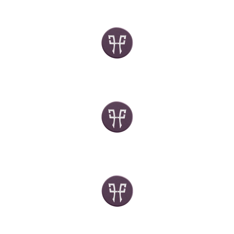 Horse Pilot - Boutons magnetiques pour vestes Aerotech et Aeromesh bordeaux (x3) | - Ohlala
