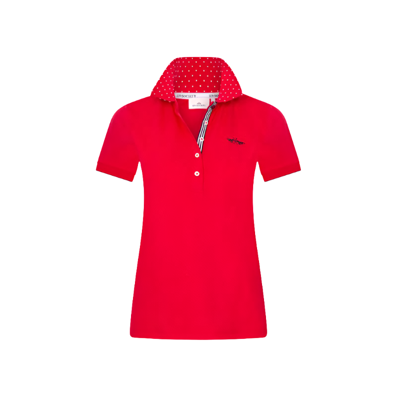 HV Polo - Rotes Brasilia-Kurzarm-Poloshirt