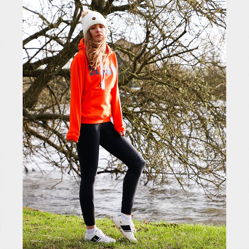 Hagg - Sweat hoodie à capuche orange | - Ohlala