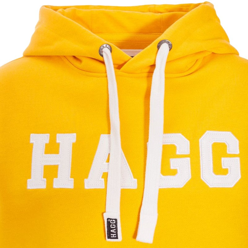 Hagg - Sweat hoodie à capuche jaune