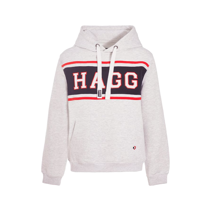 Hagg – Graues Kapuzensweatshirt