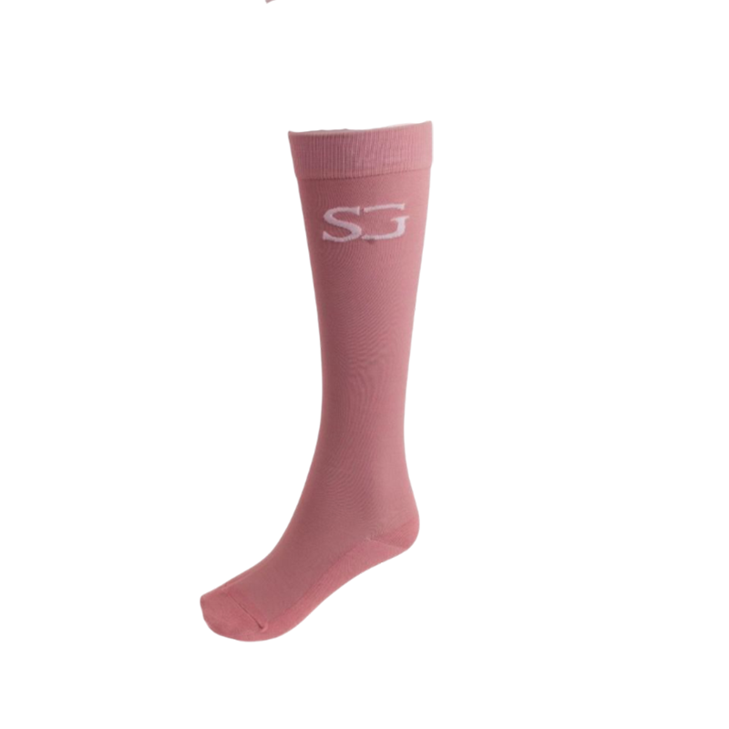 SG - Chaussettes d'équitation Venard pivoine | - Ohlala