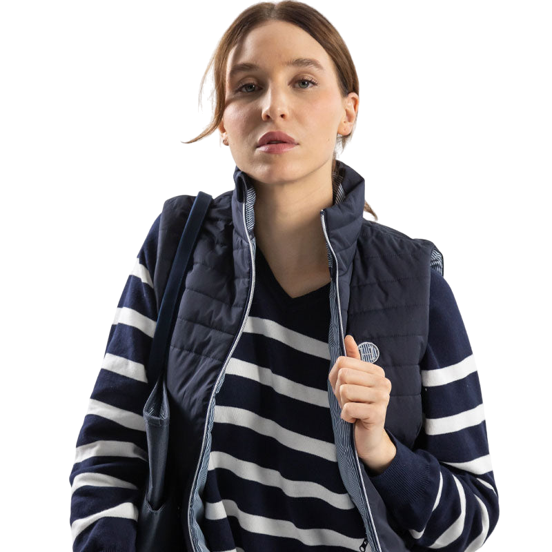 Harcour - Gilet sans manches femme Balzac marine