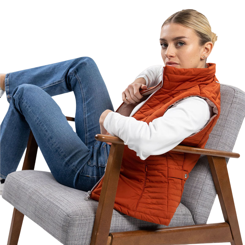 Harcour - Gilet sans manches femme Balzac terracotta | - Ohlala