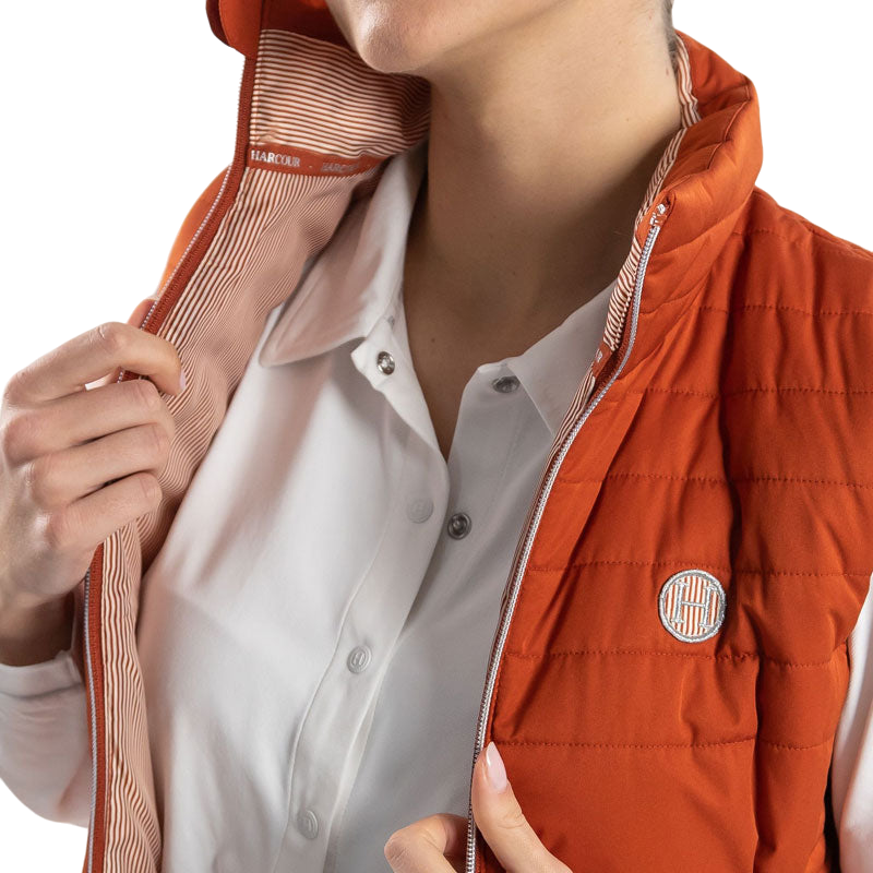 Harcour - Gilet sans manches femme Balzac terracotta | - Ohlala